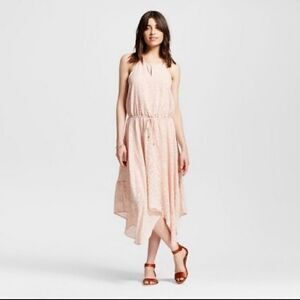 Mossimo dress kerchief hem pink sundress